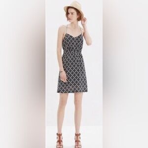 Madewell Silk Daylight Dress in Ikat Bloom Size 10